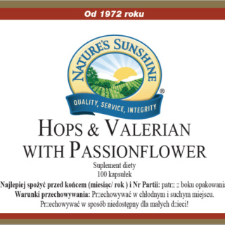 Hops and Valerian with Passionflower (100 kaps.)