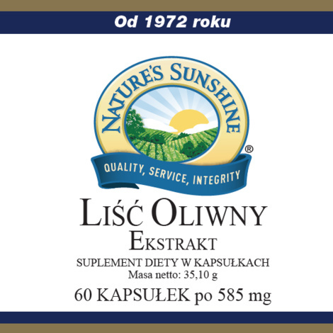 Olive Leaf - Ekstrakt (60 kaps.)