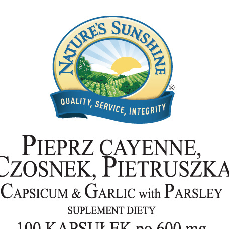 Pieprz Cayenne & Czosnek & Pietruszka (100 kaps.)